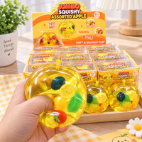 Jouet anti-stress créatif en TPR malléable, en forme de banane, avec emballage cadeau – Vente chaude