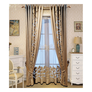 Tende in <span class=keywords><strong>Velluto</strong></span> Solido Stile Europeo di Lusso Oscuranti <span class=keywords><strong>Blu</strong></span> Grigio per Finestre alla Francese per Casa Vendita all'Ingrosso - Product Image 4