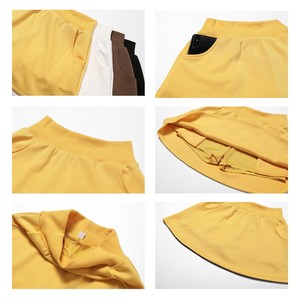 Individuelles Logo Röcke solide sexy Trainingskleidung Shorts Röcke Kleid Sport Fitnessstudio Tennis schnell trocknend atmungsaktive Yoga-Röcke - Product Image 3