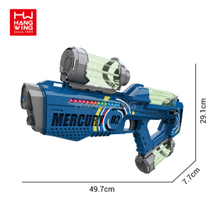 Pistola ad Acqua Elettronica HW Super Large Mercury M2 in Plastica ABS per Bambini, Giocattolo Estivo da Esterno con Spruzzo Automatico - Product Image 6