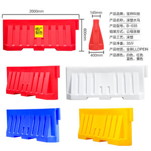 Baoye 2 metri di plastica per il controllo della folla su strada barriera rimovibile per la costruzione barricata di sicurezza - Product Image 6