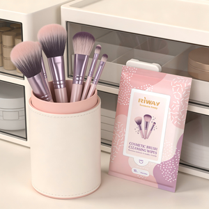 Toallitas Limpiadoras de Brochas de Maquillaje Personalizadas al por Mayor, Desmaquillante Cosmético, Limpieza en Seco Eficiente para Viajes y Uso Diario - Product Image 2
