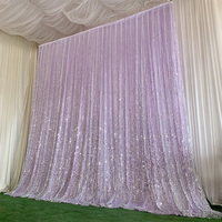 Rideaux de mariage à paillettes à deux couches personnalisés, panneaux de fond à paillettes pour la décoration d'événements de fête