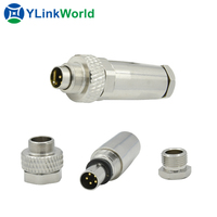 2/3/4/5/6/7/8 broches série A connecteur de câble médical circulaire Push Pull M9 Aviation Plug
