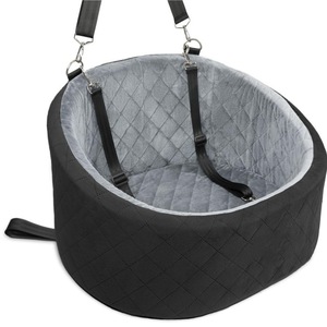 Asiento Elevador Portátil <span class=keywords><strong>para</strong></span> Perros, <span class=keywords><strong>Cama</strong></span> de Viaje Ortopédica y Segura con Cojín de Felpa Lavable <span class=keywords><strong>para</strong></span> Asiento de Coche - Product Image 5