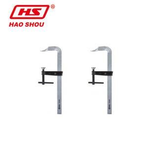 Abrazaderas de Liberación Rápida Tipo F de Alta Resistencia Marca Haoshou, Acero de Aleación de Cromo-Molibdeno para Fabricación de Cilindros Angulares - Product Image 1