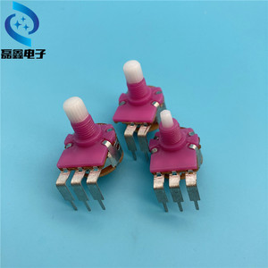 Potentiomètre rotatif WH148 WH149 1 canal, axe moleté M6x0.75, 1 tour, B1K 100K 500K pour réglage électronique - Product Image 2