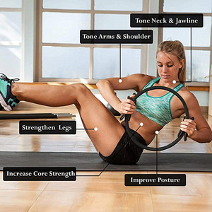 Anillo de Yoga y Pilates Circular de EVA Morado, Ecológico y Duradero, Modelo BST240825-01, Fabricado en China por <span class=keywords><strong>BSTAR</strong></span>, Empacado en Bolsa de Polietileno - Product Image 4