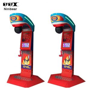 Super promotion : Nouvelle machine de boxe avec haut-parleur, gants, fonction de frappe et monnayeur, garantie 1 an pour l'entraînement aux arts martiaux - Product Image 6
