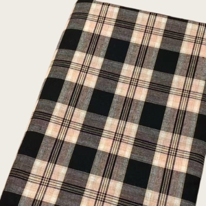 Tissu teint en fil à armure unie mélangée, style rétro 18s, aspect doux, en rouleau, pour la confection de jupes et de vestes, effet écossais classique - Product Image 4