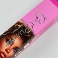 Boîte d'emballage cosmétique personnalisée avec insert, boîte en papier de luxe pour gloss à lèvres avec logo estampé à chaud argenté