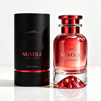 Flacons de parfum vides tendance 50ML, cylindriques dorés à épaule ronde, flacon de parfum Volcano doré, flacons de parfum 30ML 100ML avec boîte
