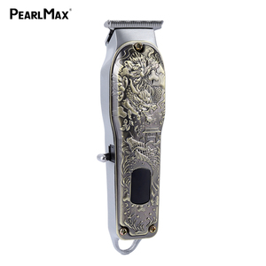 Pearlmax professionnel USB Rechargeable numérique tondeuse à cheveux étanche métal lame rasoir barbier Machine hommes toilettage - Product Image 3