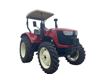 4WD Neuer Landwirtschaftlicher Traktor mit Frontlader Yuchai Dieselmotor 55PS Hohe Produktivität