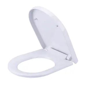 U Shape Slow Down Plastic Toilet Seat Sanitary Ware Light Easy Install Wc Seat Cover