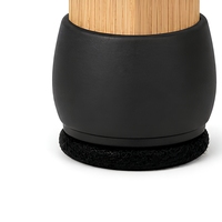 Protections de pieds de meubles noires en feutre non tissé, capuchons pour pieds de chaise, patins de protection pour table et canapé