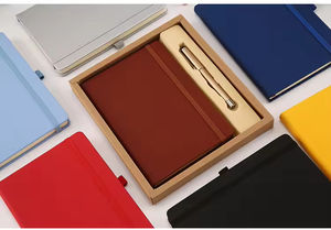 Libreta A5 de PU con Tapa Dura, Nuevo Diseño con Patrón de Mármol, Banda Elástica, Logotipo Personalizado para Empresas, para Promoción Empresarial - Product Image 3