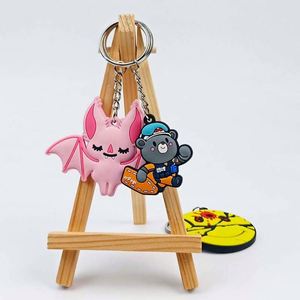 ของขวัญส่งเสริมการขายสำหรับธุรกิจ พวงกุญแจโลโก้แบบกำหนดเอง พวงกุญแจ PVC แบบ 2 มิติ และ 3 มิติ - Product Image 2