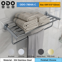 Ensemble d'accessoires de salle de bain en acier inoxydable 304 chromé LV.10 électroplaqué pour hôtels : porte-serviettes, porte-rouleau de papier, brosse WC