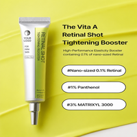 OEM ODM Vitamine A Rétinol Aldehyde Emballage Scellé Hydratant Raffermissant Soin Naturel pour les Yeux Peau Normale
