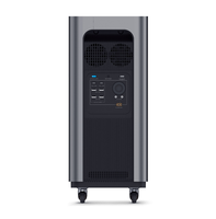 Station d'alimentation portable GenDome Home 3000W 3072Wh LiFePO4 avec onde sinusoïdale pure, charge sans fil, port MPPT pour camping-car et fonction UPS