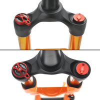 26 27.5 29 pouces Tube conique en alliage d'aluminium VTT Fourche à air personnalisé Vélo Fourche à suspension avant
