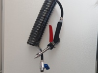 Pistolet à eau haute pression pour moteur, lance télescopique en nylon PA12, équipement de nettoyage industriel, pistolet de lavage de voiture facile à utiliser pour usine