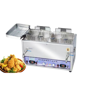 Duurzame Professionele Friteuse 15l Eencilinder Dubbele Mand Friteuse - Product Image 3