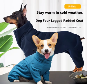 Abrigo de Invierno para Perros, Duradero y Cómodo, de Forro Polar, con Diseño Sólido, Moderno, Completo, para Primavera y Verano, Lavable a Máquina - Product Image 3