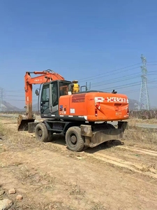 Excavatrice sur pneus Hitachi ZX210W-3, engin de construction ZX210W ZX210W-5 ZX150W ZX160W ZX100WD - Product Image 4