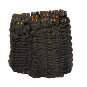 Extensión de cabello humano camboyano Natural Ocean Wave Hair Extensiones de cabello crudo sin procesar Paquetes - Product Image 1