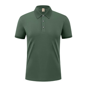 <b>Polo</b> Shirt Short Sleeve Solid Color Polyester Moisture Wicking Daily Wear - Product Image 1