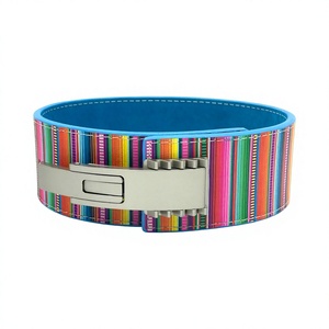 Custom Logo Leather Lever Weightlifting Belt for Men | Gym <b>Back</b> <b>Support</b> Powerlifting Bodybuilding Belt OEM Wholesale - Product Image 5