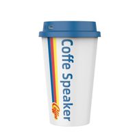 Taza de café altavoz de música LOGOTIPO personalizado 5W BT5.3 Multifunción al aire libre Portátil Inalámbrico