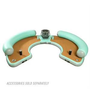 Ventes Flash : Île Flottante Gonflable pour Piscine, Quai <span class=keywords><strong>de</strong></span> Loisirs Aquatique Gonflable, Chaise Flottante pour Plusieurs Personnes - Product Image 3