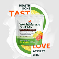 Minuman Campuran Penurun Berat Badan Super Juice Powder dengan Herbal Pelangsing Membantu Mengontrol Nafsu Makan & Mempromosikan Pengurangan Lemak Perut
