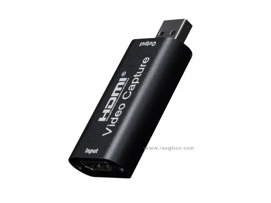 Адаптер аудиозахвата HDMI-USB 2,0 устройство записи для потоковой передачи, прямой трансляции, видеоконференций, преподавания, игр