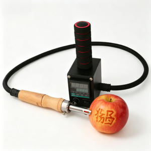 <span class=keywords><strong>Machine</strong></span> de marquage à chaud portable <span class=keywords><strong>pour</strong></span> l'emballage, contrôlée par câble, <span class=keywords><strong>pour</strong></span> la production de logos sur cuir et papier - Product Image 1