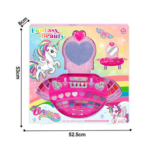 Niños esmalte de uñas sombra de ojos Blush Kit maquillaje Mesa conjunto niños jugar <span class=keywords><strong>en</strong></span> Stock belleza moda juguetes maquillaje chica maquillaje - Product Image 5