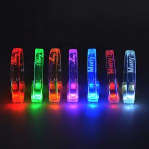 Novos Presentes de Casamento Ideal Alterar Cor <span class=keywords><strong>LED</strong></span> Piscando Light Up Pulseira - Product Image 2