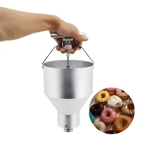 Stainless Steel Manual Donut Machine Mini Donut Dispenser Machine Small Donut Maker For Home Use