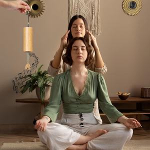 Personnalisé japonais Furin son guérison bambou extérieur suspendu carillons éoliens cristal Chakra musique carillons - Product Image 5