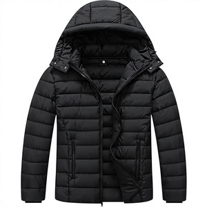 Ultra Light Men's <b>Packable</b> Puffer <b>Jacket</b> Detachable Hood Warm Quilted Bubble Coat Wholesale Winter <b>Jackets</b> - Product Image 1