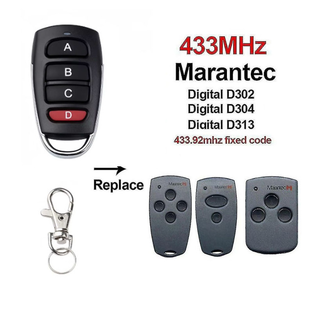 Remote Garage Door 433.92Mhz ROGER H80 TX22 Remote Garage Door Opener Fence Door Controller ROGER TX54R TX52R