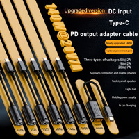 Cable Adaptador de Alimentación de Transferencia de Calidad Actualizada, Tipo C Macho a DC Hembra, 140W 20V/7A 17CM 4506 7406 para Cargador de Portátil