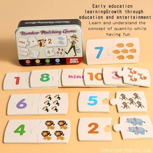 Juguete de Matemáticas Tempranas con Temática de Animales Adorables, Rompecabezas de Madera para Emparejar Números, Rompecabezas de Números y Conteo con Autocorrección - Product Image 5