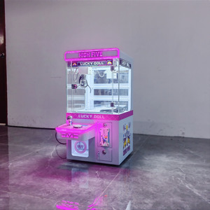 Pabrik grosir boneka mainan Mini mesin cakar koin dioperasikan cakar mesin derek dengan Acceptor koin - Product Image 4