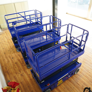 Platform kerja udara seluler gunting baterai hidrolik 7.8m Platform <span class=keywords><strong>CE</strong></span> <span class=keywords><strong>ISO</strong></span> bersertifikat 100/80sec kecepatan angkat 2.27x1.11m Platform - Product Image 6