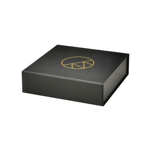 Luxury Custom logo Printing Black <b>Magnetic</b> Lid Closure Folding Gift <b>Box</b> - Product Image 4