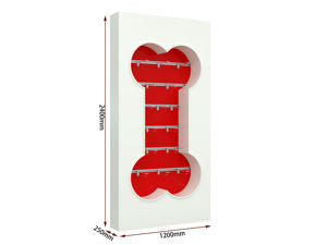 Estante de Exhibición para Comercios Minoristas, Estantes de Supermercado, Soporte Metálico Versátil para Alimentos para Mascotas y Artículos para el Cuidado de Animales - Product Image 3